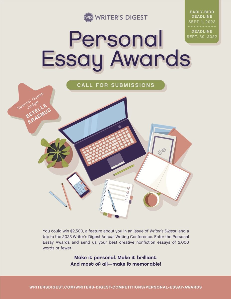 I'm Judging the Writer's Digest Personal Essay Contest Estelle Erasmus