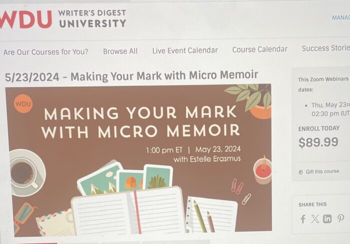 Learn micro memoir