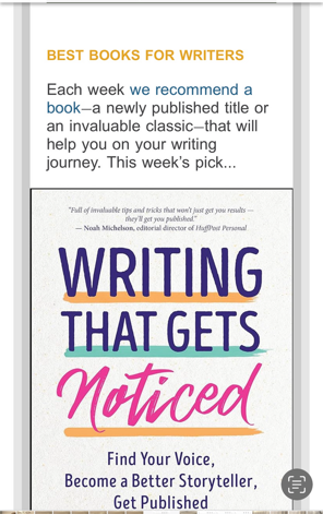 Writing That Gets Noticed in Time is now newsletter
